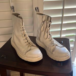White Dr.Martens Docs boots